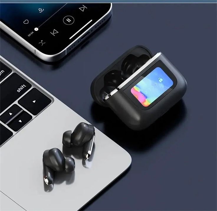 Air pods A9 pro with touch display