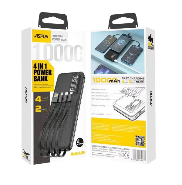 aspor 10000MAH power bank